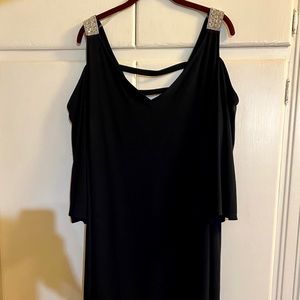 Beautiful Navy Blue Knee Length Dress